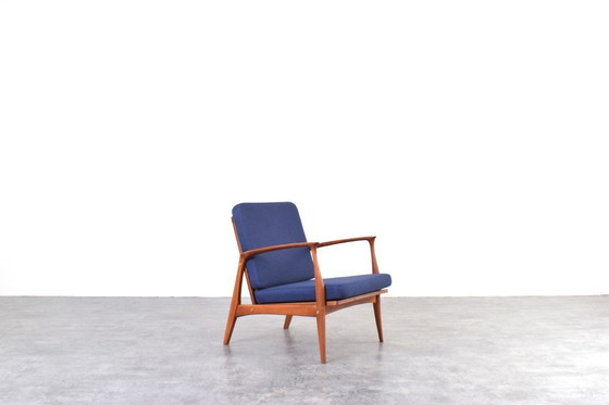Image 1 of Dänischer Lounge-Sessel aus der Mitte des 20. Jahrhunderts, 1960er Jahre.