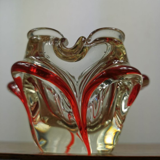 Image 1 of Vintage glass bowl, ashtray. Murano glass 003