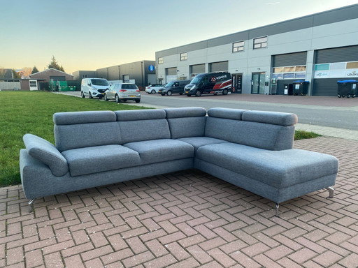 Montel grijze hoekbank