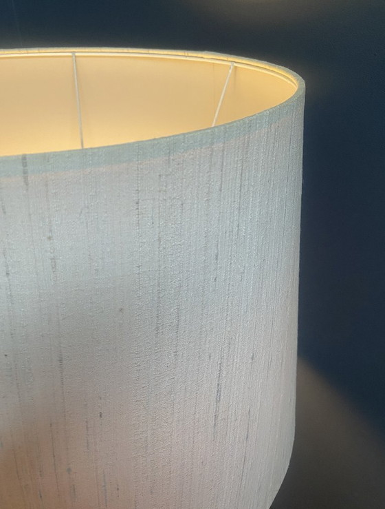 Image 1 of Uno & Östen Kristiansson Teak tablellamp for Luxus Denmark 1970s