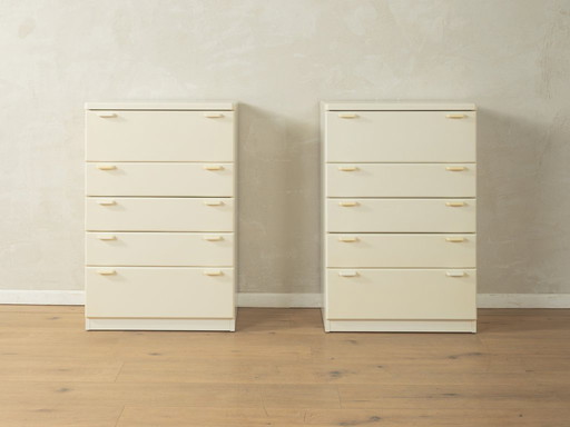 Klassische Kommoden im 2er-Set aus den 80er Jahren