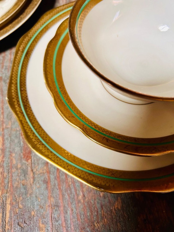 Image 1 of Set van 2 decoratieve retro mokken