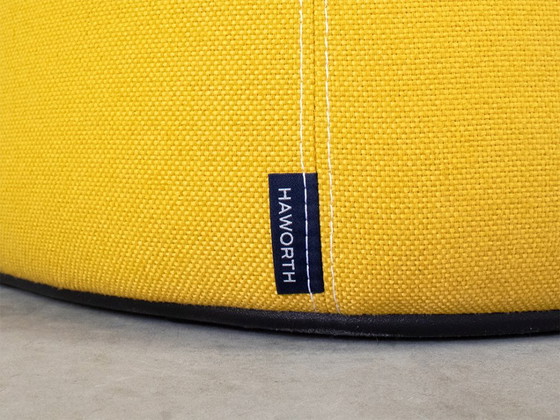 Haworth Openest Armchair and Pouf, designed by Patricia Urquiola, Textile, Yellow, Modern (photo 11 of 12)