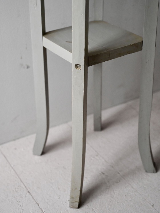 Image 1 of Vintage Swedish Painted Wood Pedestal