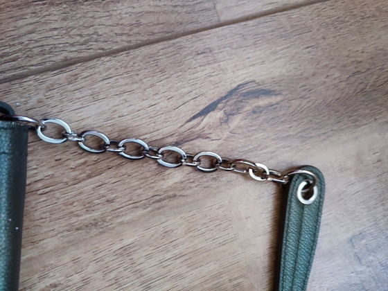 Furla Handbag Bag Leather Leather Green Khaki Chain – Shoulder bags (photo 7 of 14)