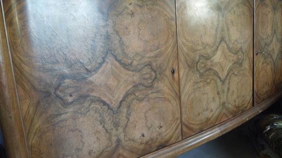 Image 1 of Buffet with root pattern, walnut