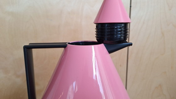 Image 1 of Vintage Emsa pink and black thermos in Memphis style in very good condition