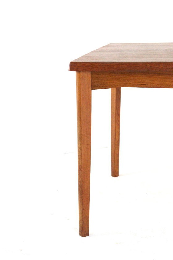 Image 1 of Table de salle à manger rectangulaire à rallonge Vejle vintage danois