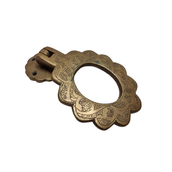 Image 1 of Vintage Oosterse Messing Deurklopper