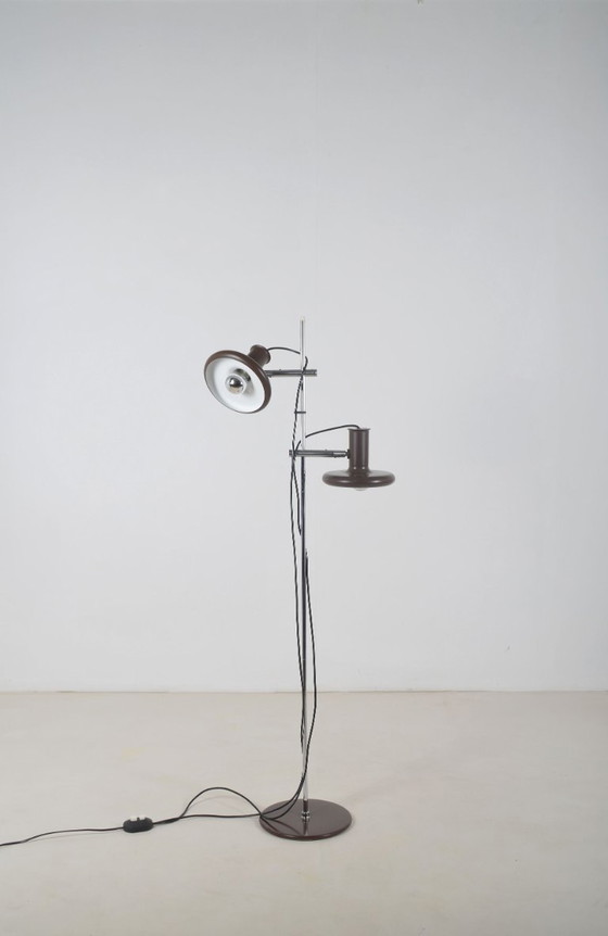 Image 1 of Danish Floor Lamp 'Optima 4' Designed by Hans Due for Fog & Mørup, 1972