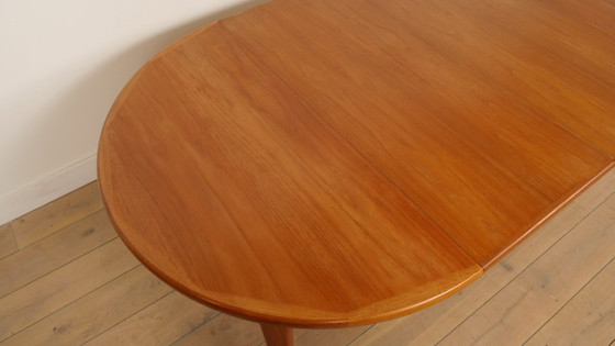 Image 1 of Tavolo da pranzo rotondo vintage | Teak | Allungabile | 120 - 220 cm