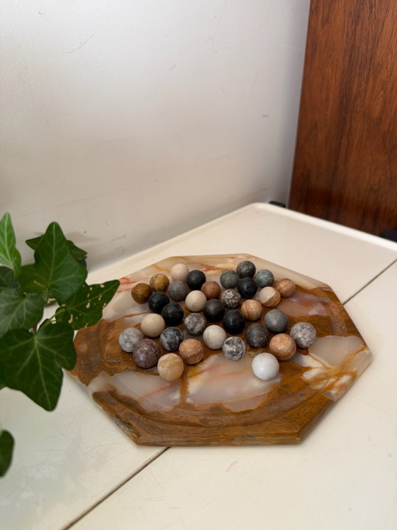 Vintage onyx solitaire game – Decorative Objects, Stone (photo 5 of 5)