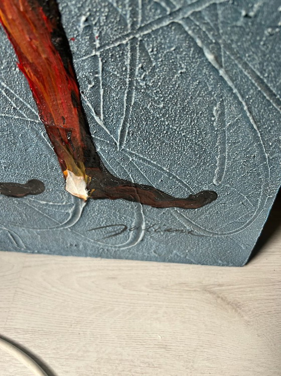 Image 1 of Peinture japonaise vintage années 60/70