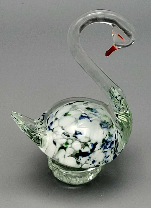 Muranoglas-Schwan