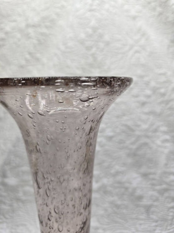 Bubbled Glass Vase, Biot Style (photo 4 of 5)