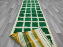 Traditional Handmade Pure Wool Rug, Size 75/300 cm