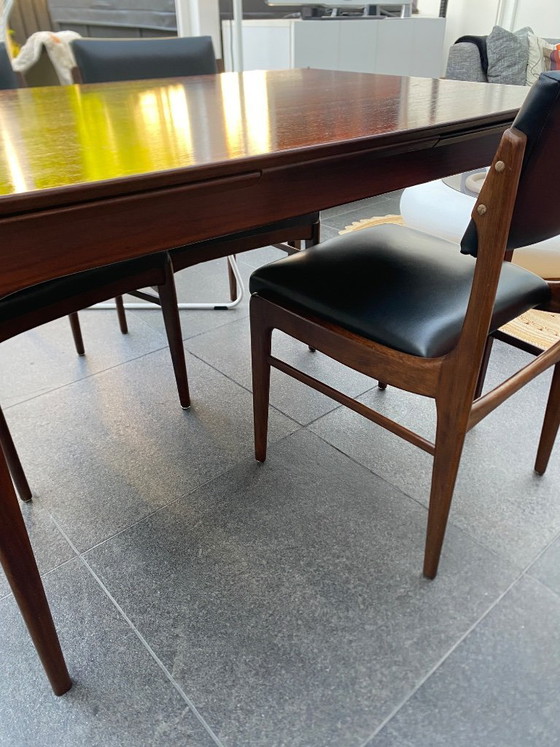 Image 1 of Erik Buch rosewood eetkamer set