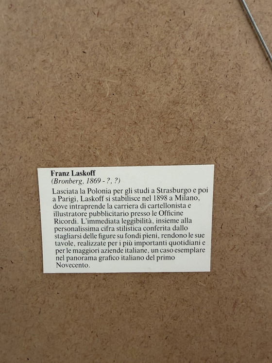 Franz Laskoff - Avanti! - Litografia di opera originale per quotidiano socialista - 1920 (photo 5 of 6)