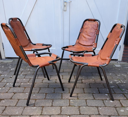 4 x chairs Les Arcs del Vera, design Charlotte Perriand