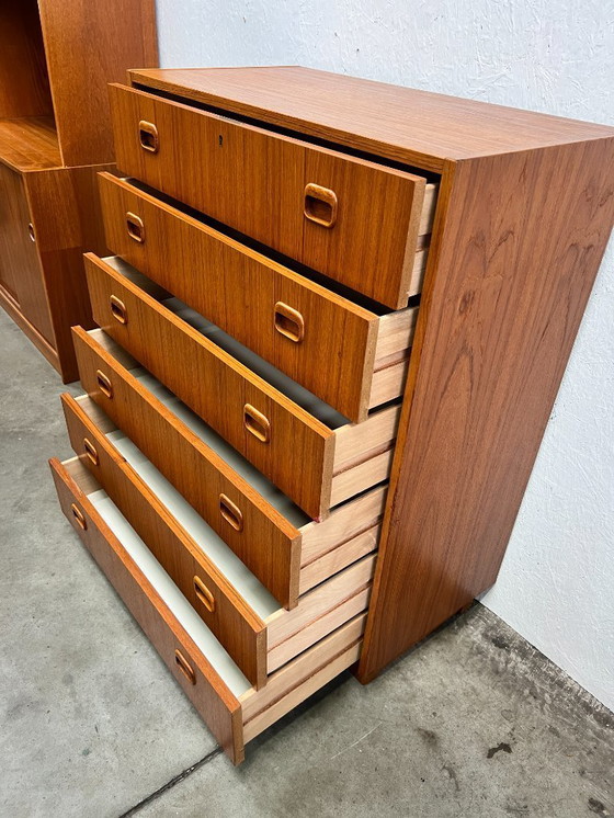 Image 1 of Vintage Midcentury Chest of Drawers, Smi Sweden, 1960s