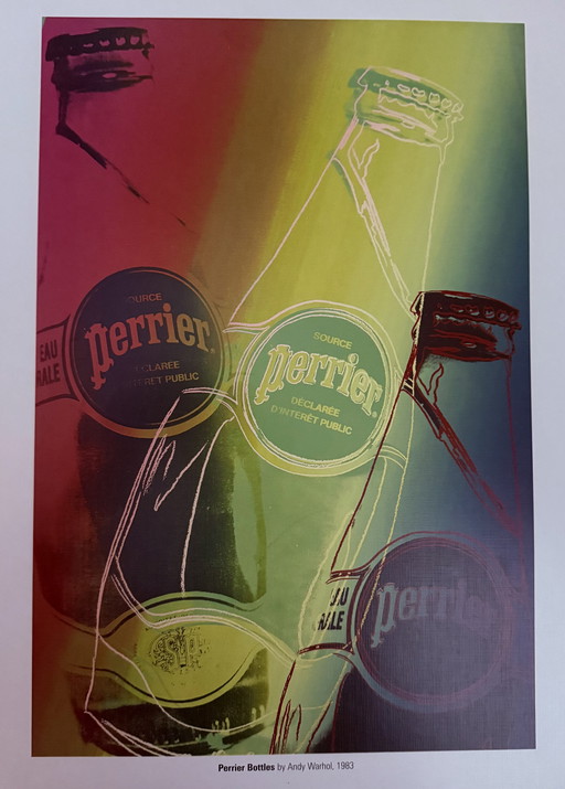 Andy Warhol : "Perrier, 1983".