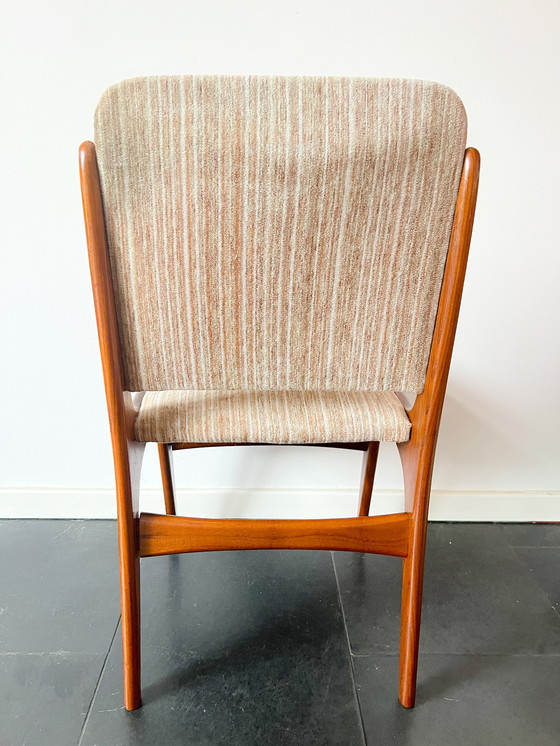 Image 1 of Vintage Chair - Mahjongg Netherlands - Johannes Andersen - Wood, Fabric - 60s/70s - Scandinavian Style