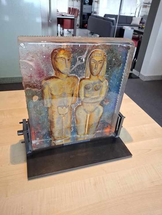 Image 1 of Adam and Eve glass object