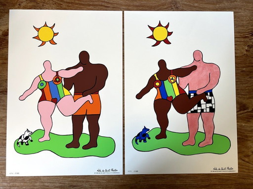 Niki de Saint Phalle – Sur La Plage : Silkscreen set 