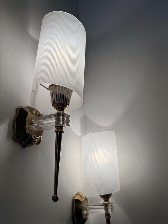 Image 1 of Applique in perspex anni '60 in oro