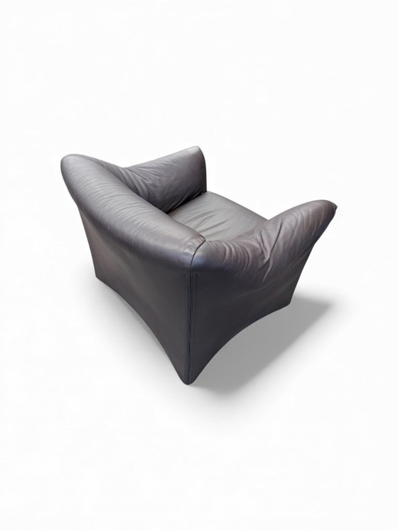 Image 1 of Silla Tentazione de cuero de Mario Bellini para Cassina, años 70