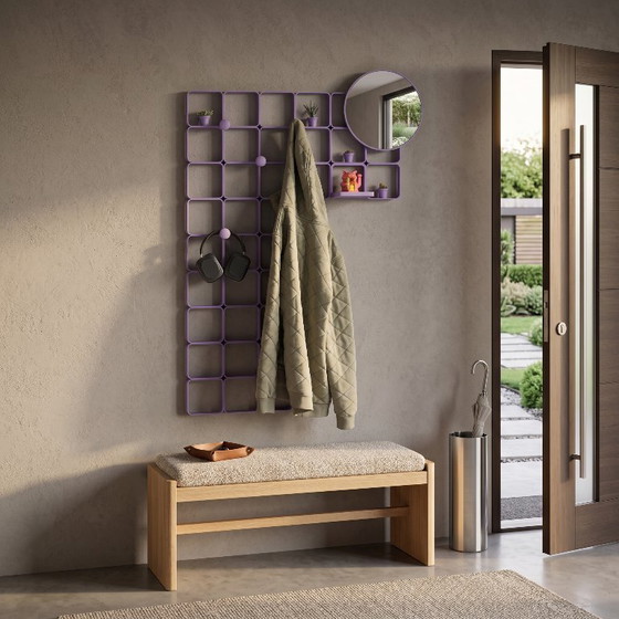 Space Age Design Wall Coat Rack | Midcentury Boho – Space Age Panels, Wall decoration, Other (photo 9 of 9)
