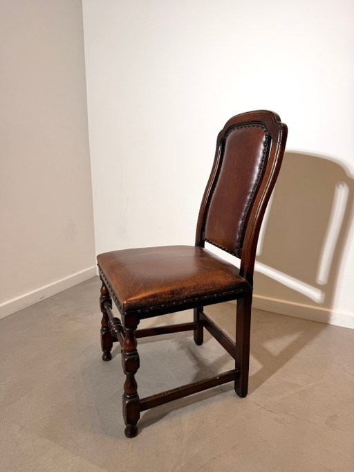 Juego de 4 sillas de comedor estilo Nueva Inglaterra antigua – eetkamerstoelen (photo 2 of 4)