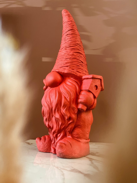 Image 1 of Statue de gnome en plâtre