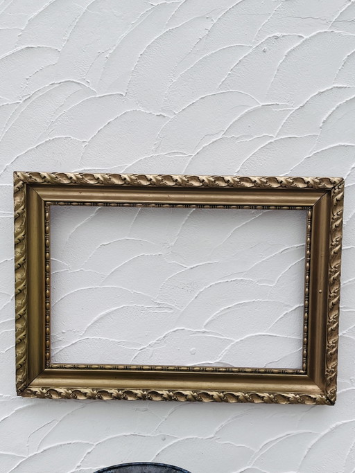 Golden Relief Wood Frame