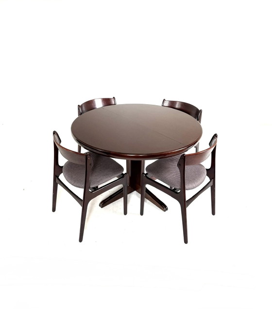 Vintage Extendable Danish Dining Table, VV Møbler ‘60 – Wood (photo 8 of 14)