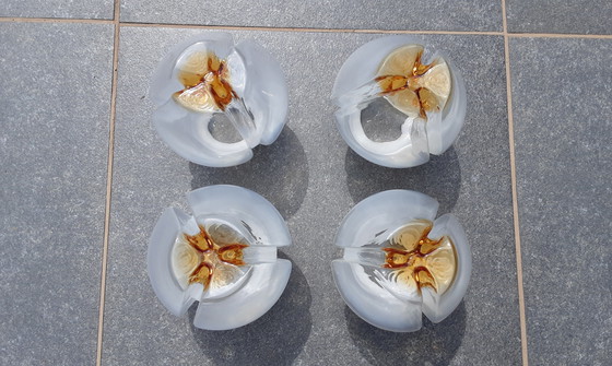 Image 1 of Mezzaga Murano hanglamp , 1970 , Carlo Nazon ontwerp , Italië