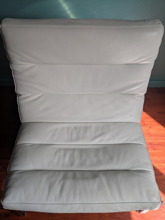 Image 1 of Weiße Ledersessel Natuzzi