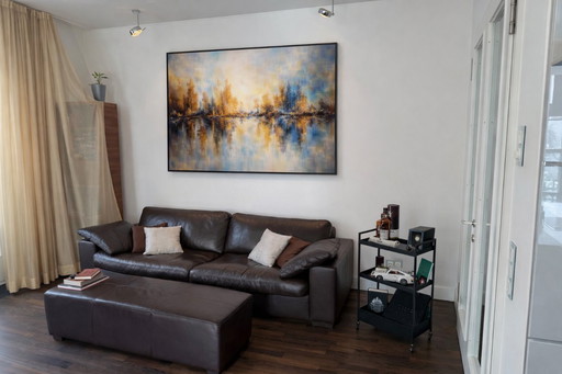 Canapé en cuir marron Christine Kröncke