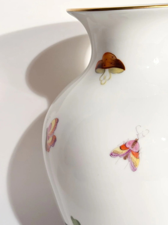 Herend Market Garden Porcelain Vase, 1980s (photo 7 of 9)