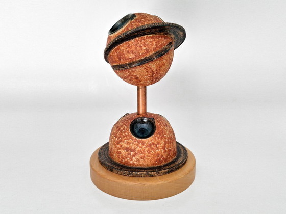 Kunstwerk Keramiek Planeten – Beeldhouwkunst, Ceramic, Vintage (photo 3 of 15)