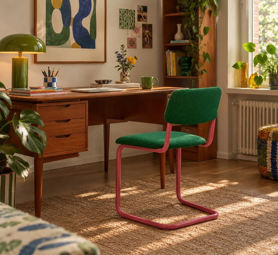 Ahrend de Cirkel redessiné – Chaises de salle à manger, Laine, Métal (photo 5 of 6)