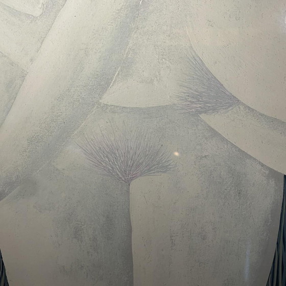 Denyse Willem, El Secreto 3 Mujeres Desnudas / Ninfas, años 70, Acuarela – Pinturas y dibujos, Paper (photo 8 of 16)