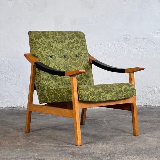 Image 1 of Een paar Hongaarse fauteuils uit het midden van de 20e eeuw van László Heczendorfer, 1977.