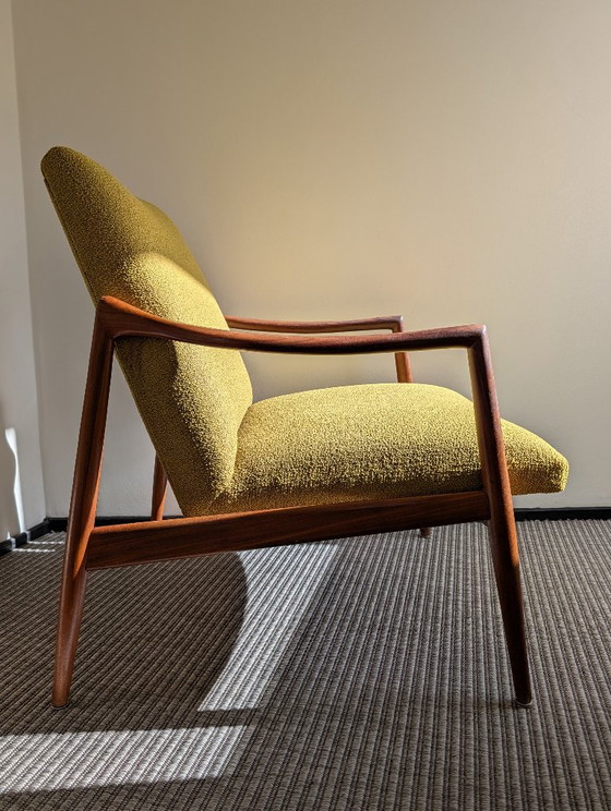 Hartmut Lohmeyer For Wilkhahn Armchair Newly Upholstered MCM – Textile, Wood (photo 2 of 8)