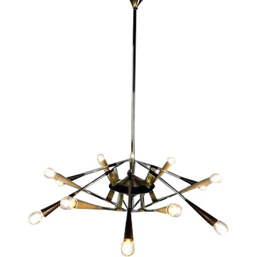 Lampe suspendue vintage par Oscar Torlasco, Italie 1950