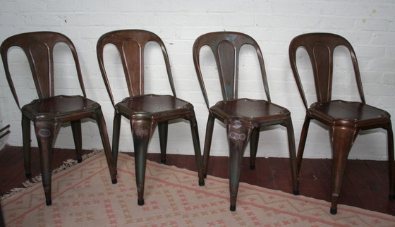 Image 1 of 4 sillas Fibrocit restauradas