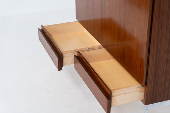 Image 1 of Zeldzaam S21 highboard in palissanderhout van Dieter Waeckerlin voor Behr