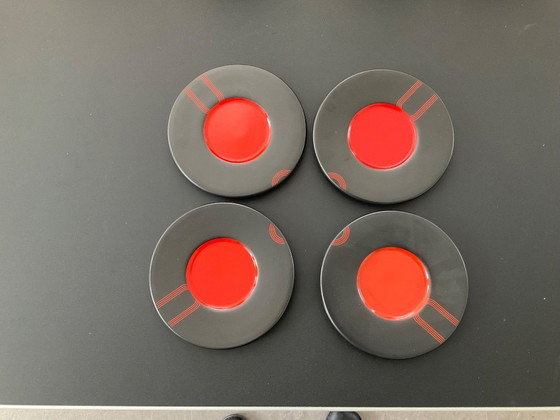 Image 1 of IKEA - FOUR LARGE SOBIA CUPS AND SAUCERS