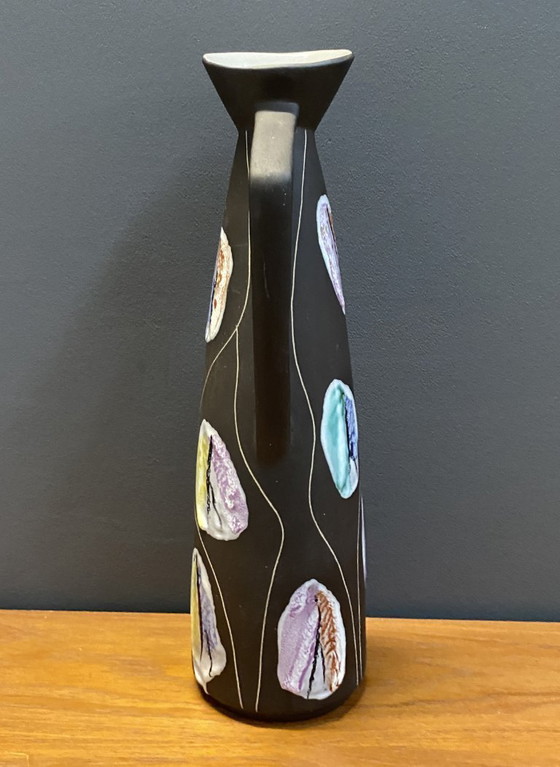 Image 1 of Bay-Vase Modell 245-40 Dekor Kongo Design von Bodo Mans 1958