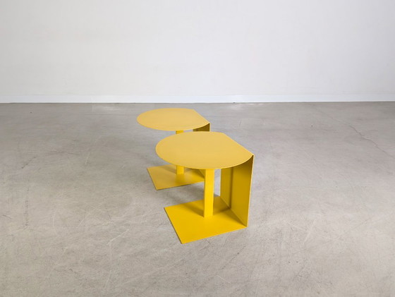 Image 1 of Ensemble de 2 tables basses/tables d'appoint Ligne Roset ODA par Christian Werner
